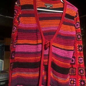 Copper Key Multicolor Striped Sweater